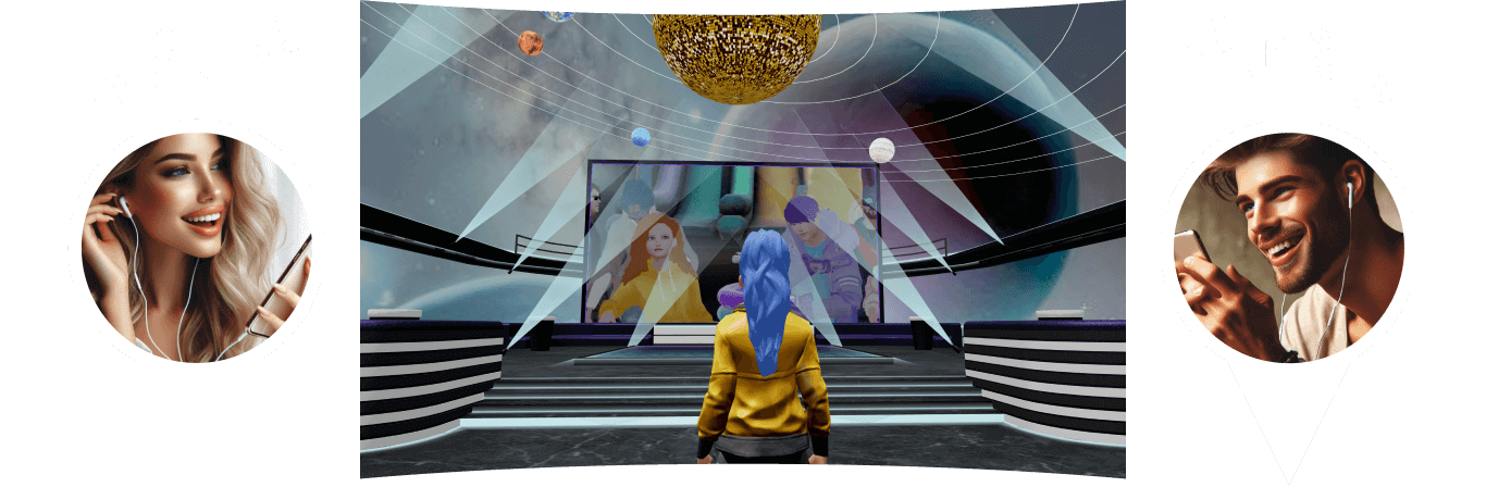 The main stage